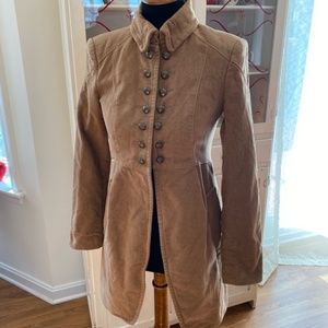 Zara Military Inspired Coat Jacket Medium